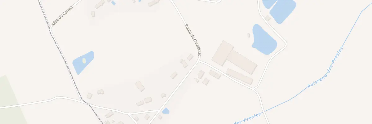Plan du 28 Courtioux à Mers-sur-Indre