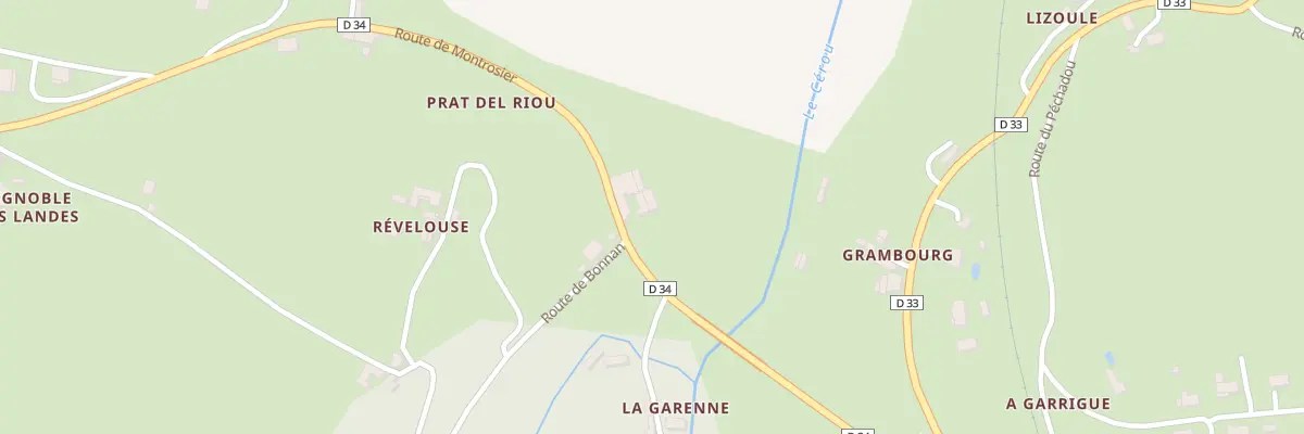 Plan du 5096 Prat Del Riou à Milhars