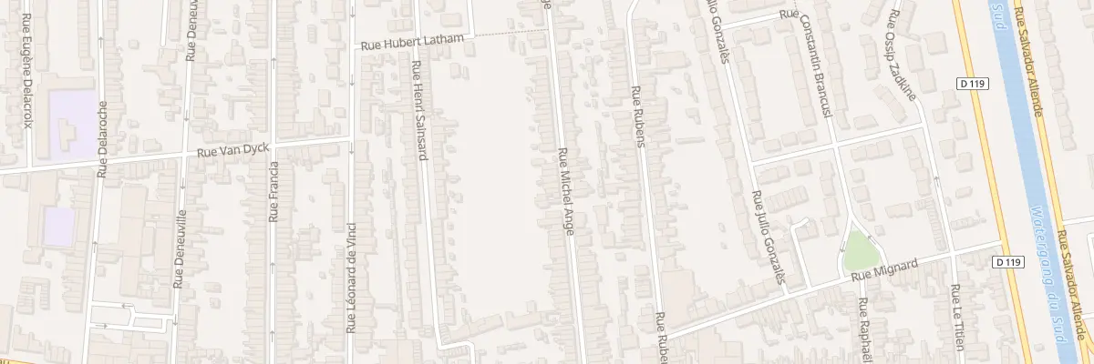 Plan du 69 Rue Michel Ange à Calais