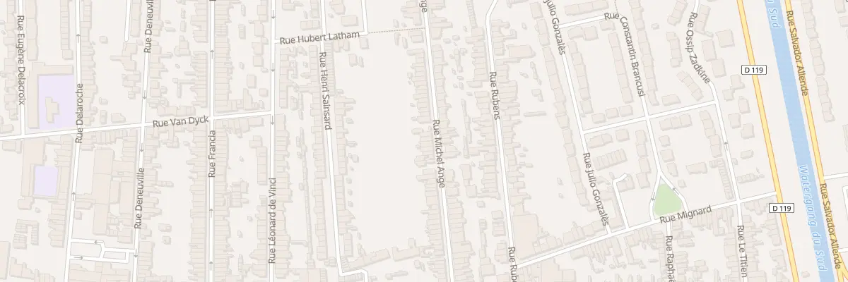 Plan du 71 Rue Michel Ange à Calais