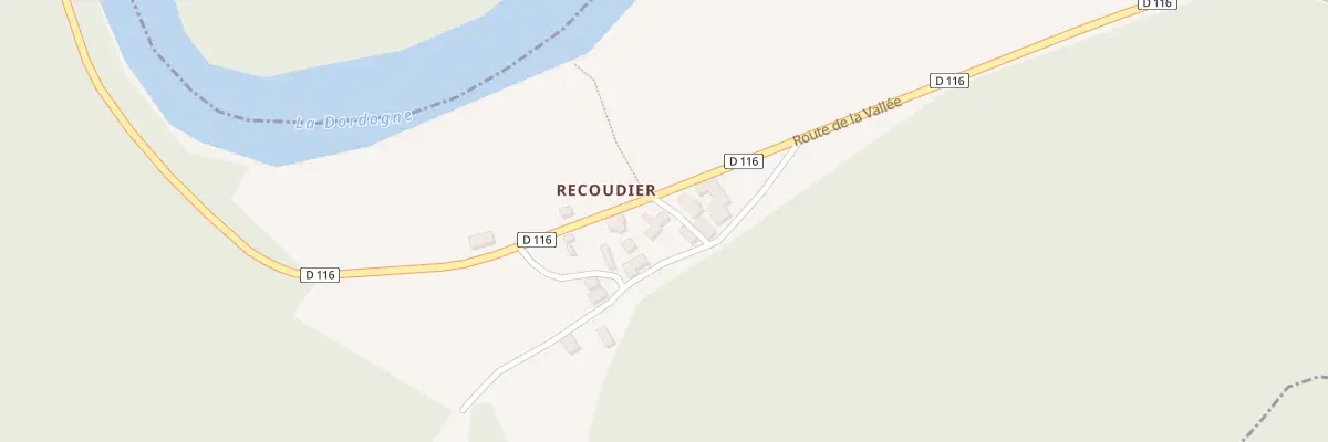 Plan du 5009 Recoudie à Bassignac-le-Bas