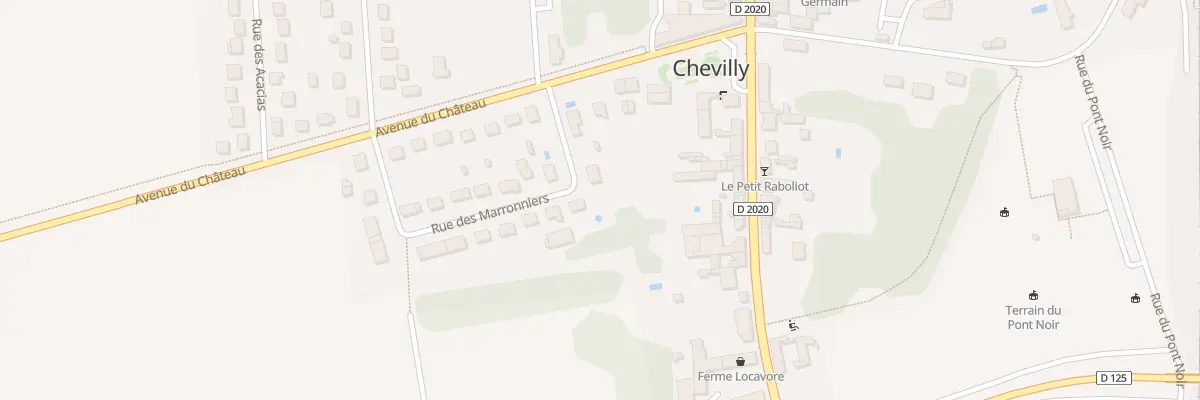 Plan du 1 Rue des Marronniers à Chevilly