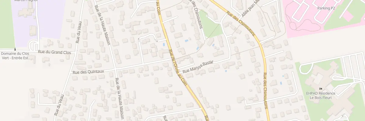 Plan du 284 Rue de l’Orme au Coin à Saran