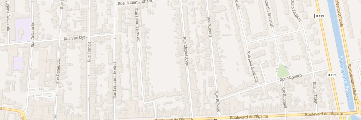 Plan du 57 Rue Michel Ange à Calais
