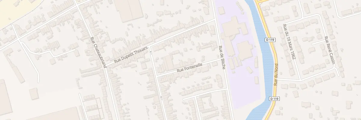 Plan du 19 Rue Fontenelle à Calais