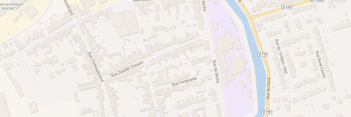 Plan du 48 Rue Dupetit Thouars à Calais
