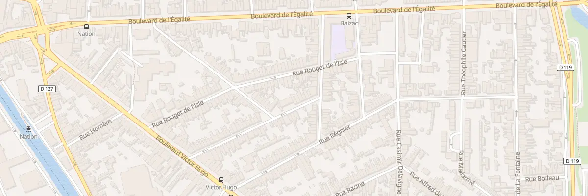 Plan du 43 Rue Ronsard à Calais