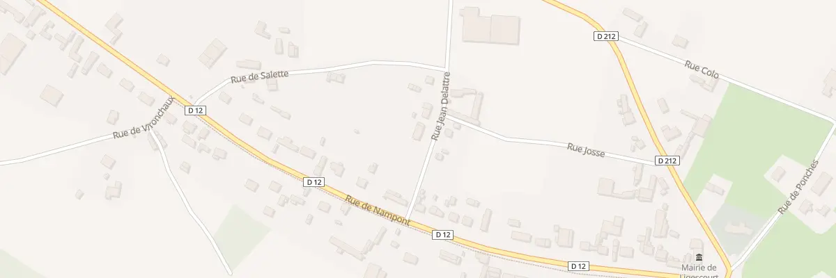 Plan du 1 Rue Jean Delattre à Ligescourt