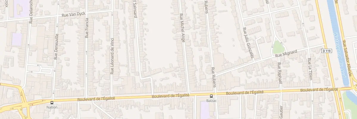 Plan du 33 Rue Michel Ange à Calais