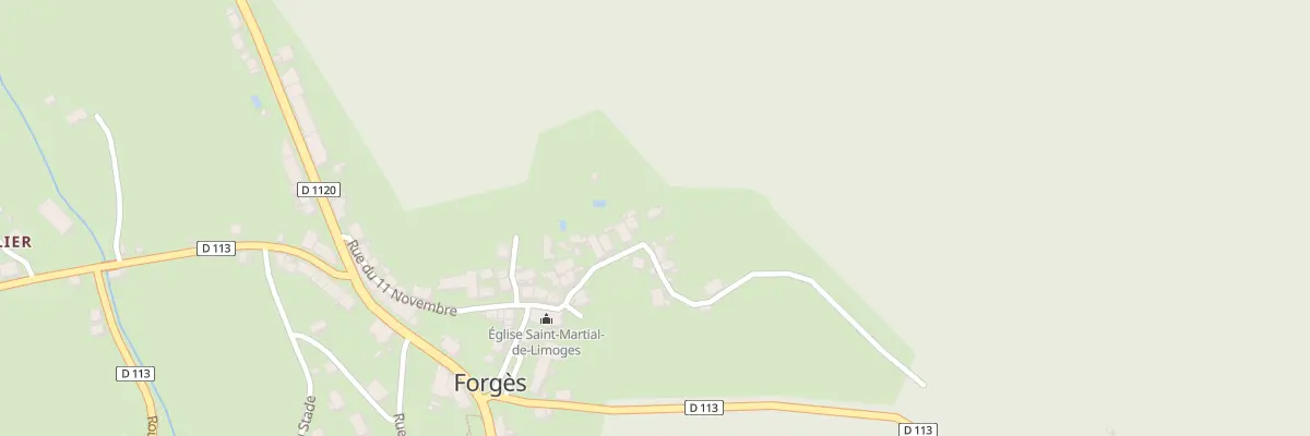 Plan du 19 Rue du 14 Juillet à Forgès