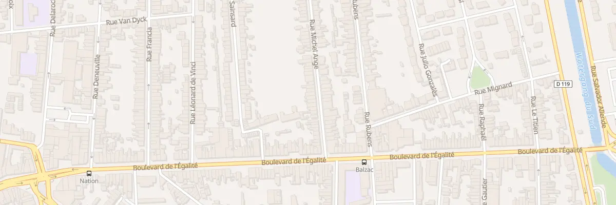 Plan du 31 Rue Michel Ange à Calais