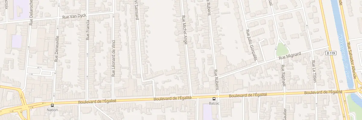 Plan du 35 Rue Michel Ange à Calais