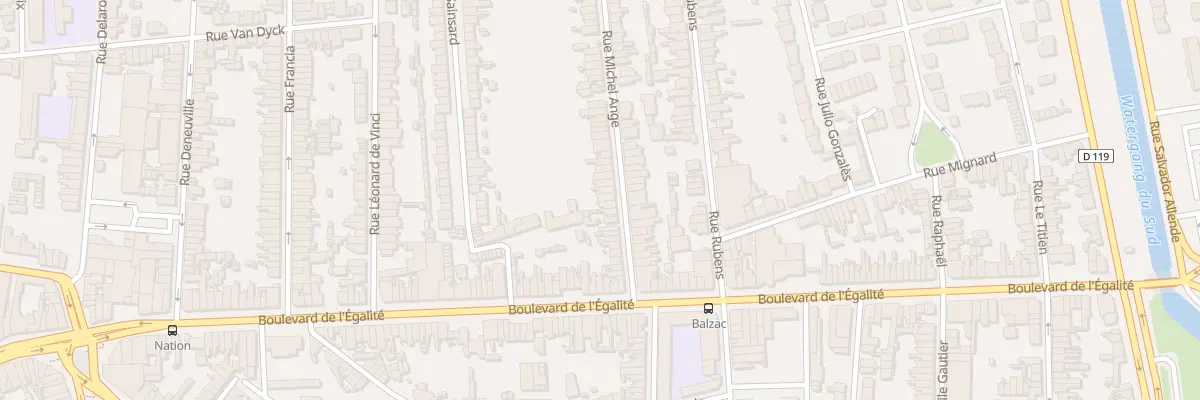 Plan du 29 Rue Michel Ange à Calais