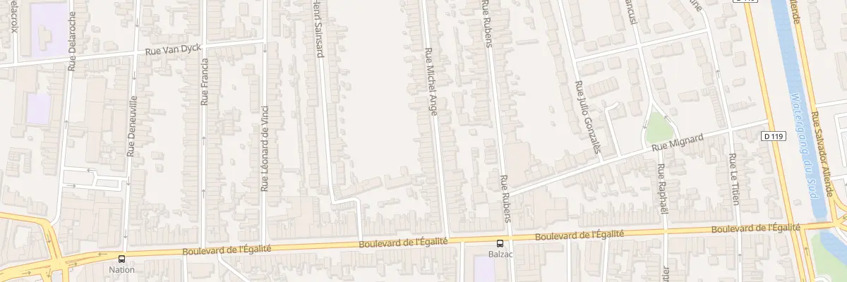 Plan du 39 Rue Michel Ange à Calais