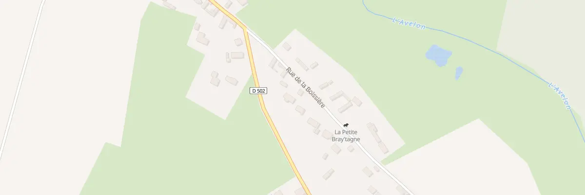 Plan du 6 Rue de la Boissière à Blacourt