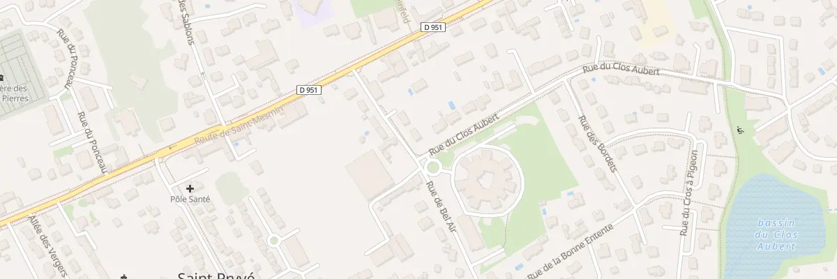 Plan du 7 Rue de Bel Air à Saint-Pryvé-Saint-Mesmin