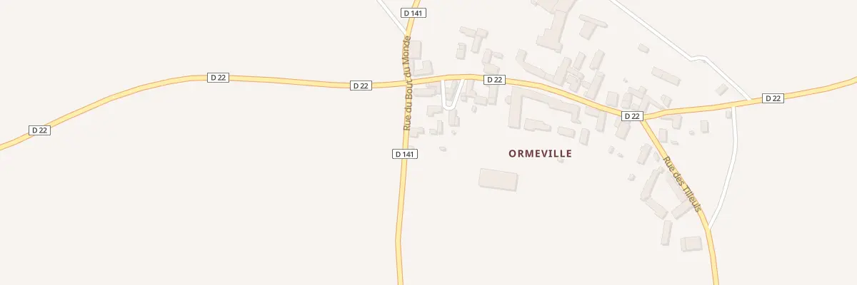 Plan du 5 Rue du Bout du Monde à Baudreville
