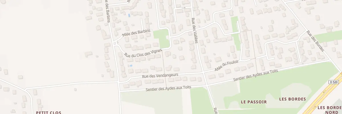 Plan du 172 Rue du Clos des Vignes à Saran