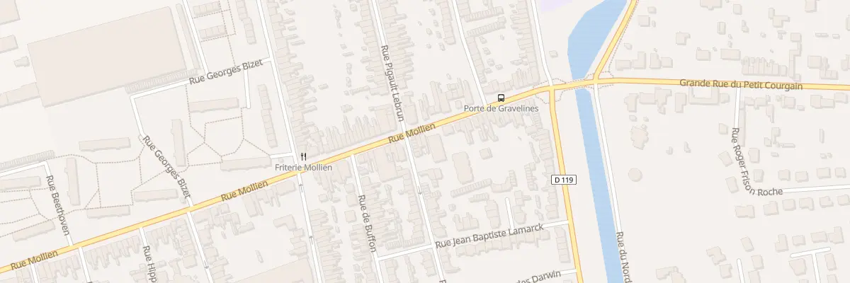Plan du 244 Rue Mollien à Calais