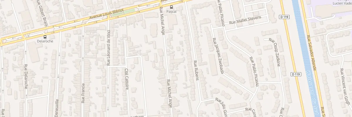 Plan du 152 Rue Michel Ange à Calais