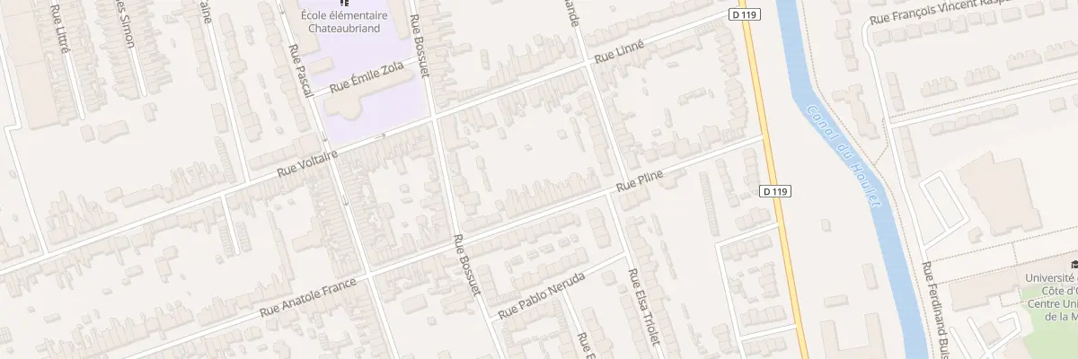 Plan du 21 Rue Pline à Calais