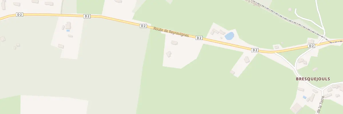 Plan du 2252 Rte de Reyrevignes à Livernon
