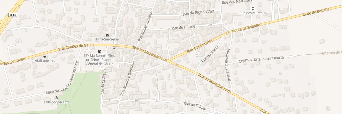 Plan du 131 Rue Saint Martin à Flins-sur-Seine