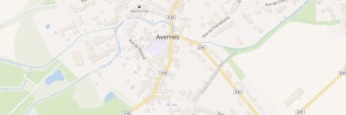 Plan du 50 Gr Grande Rue à Avernes