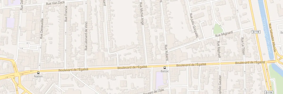 Plan du 21 Rue Michel Ange à Calais