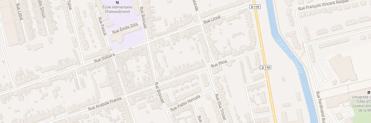 Plan du 23 Rue Pline à Calais