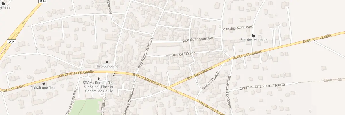 Plan du 80 Rue de l’Orme à Flins-sur-Seine