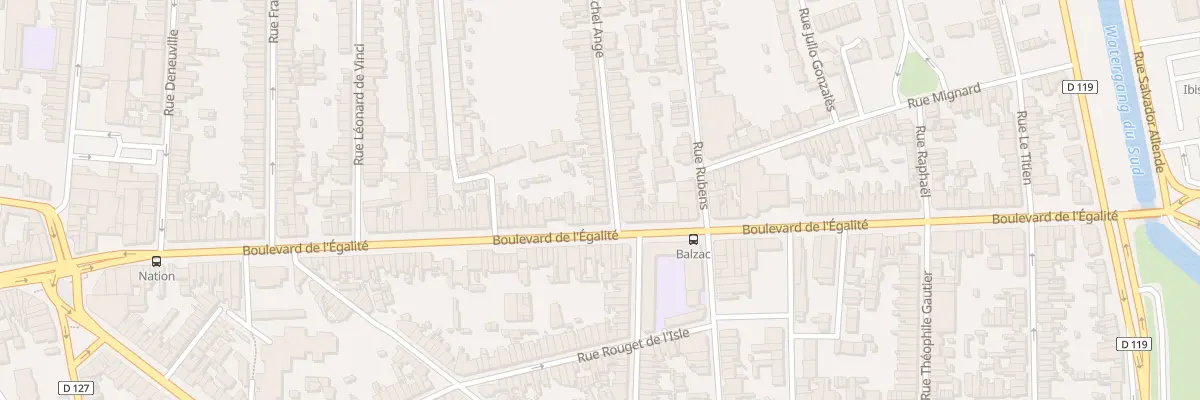 Plan du 5 Rue Michel Ange à Calais