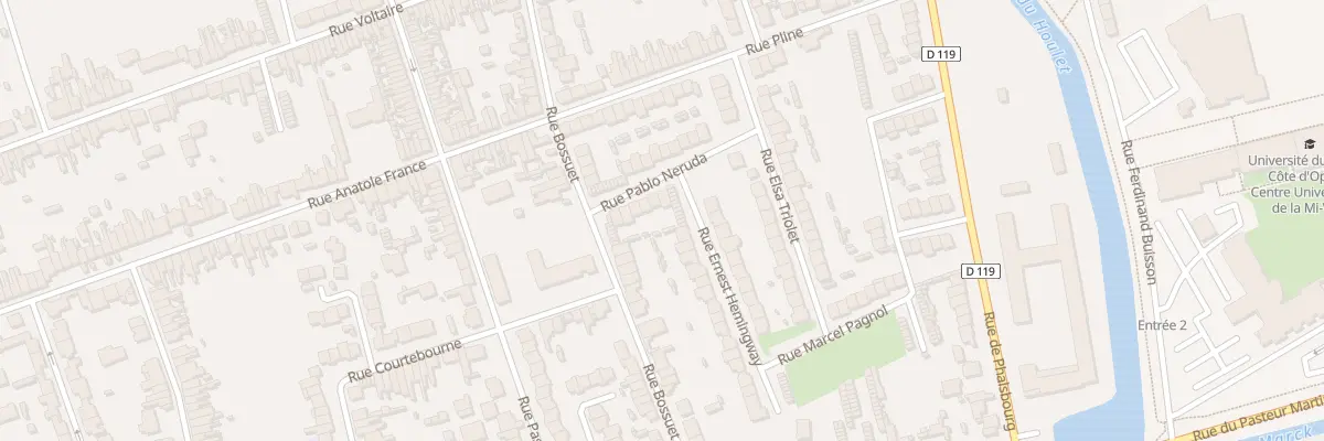 Plan du 44 Rue Pablo Néruda à Calais