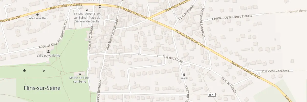 Plan du 153 Rue de l’Etoile à Flins-sur-Seine