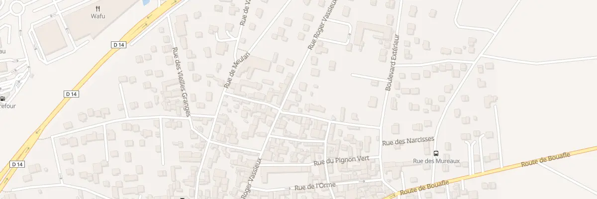 Plan du 192 Rue Roger Vassieux à Flins-sur-Seine