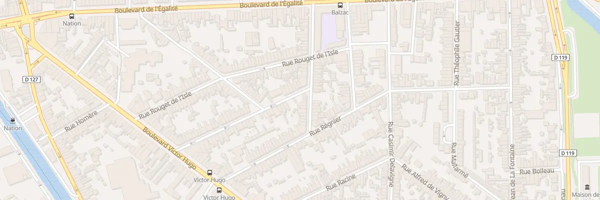 Plan du 24 Rue Corneille à Calais