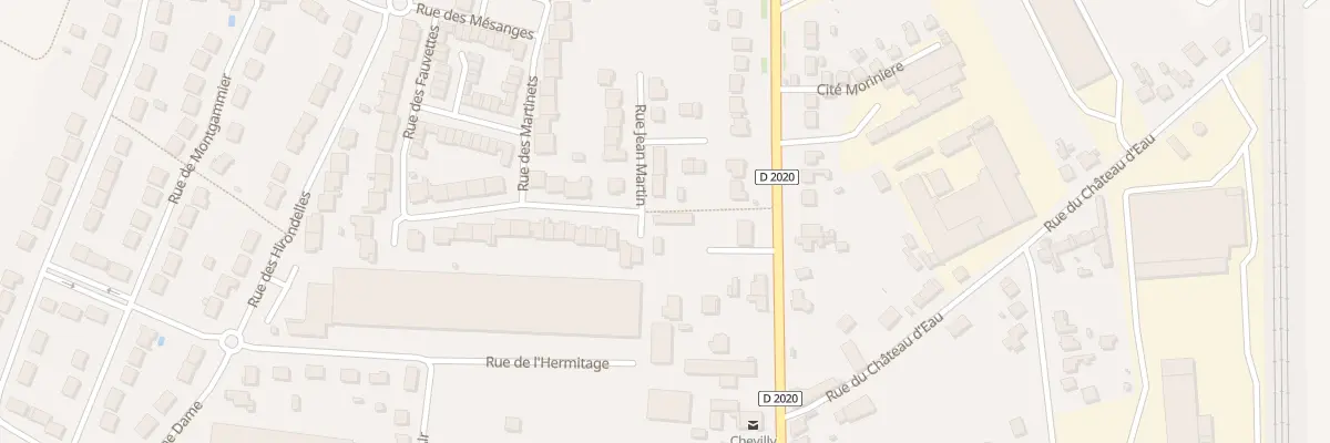 Plan du 34 Rue des Chardonnerets à Chevilly