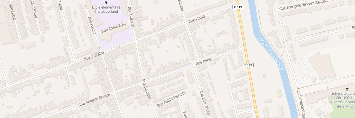 Plan du 29 Rue Pline à Calais
