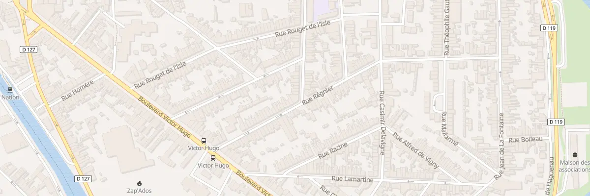 Plan du 51B Rue Régnier à Calais