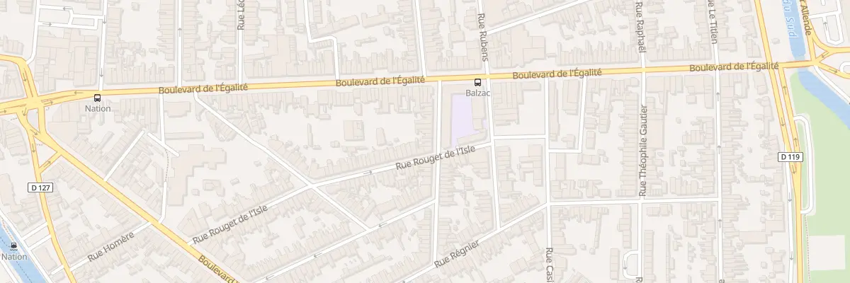 Plan du 16 Rue Corneille à Calais
