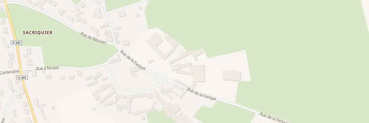 Plan du 23 Rue de Bécourt à Courset