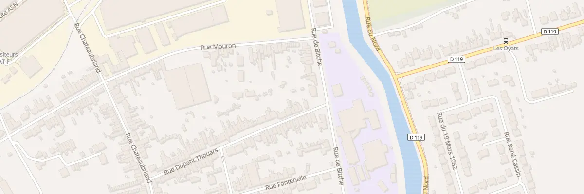 Plan du 67 Rue Dupetit Thouars à Calais