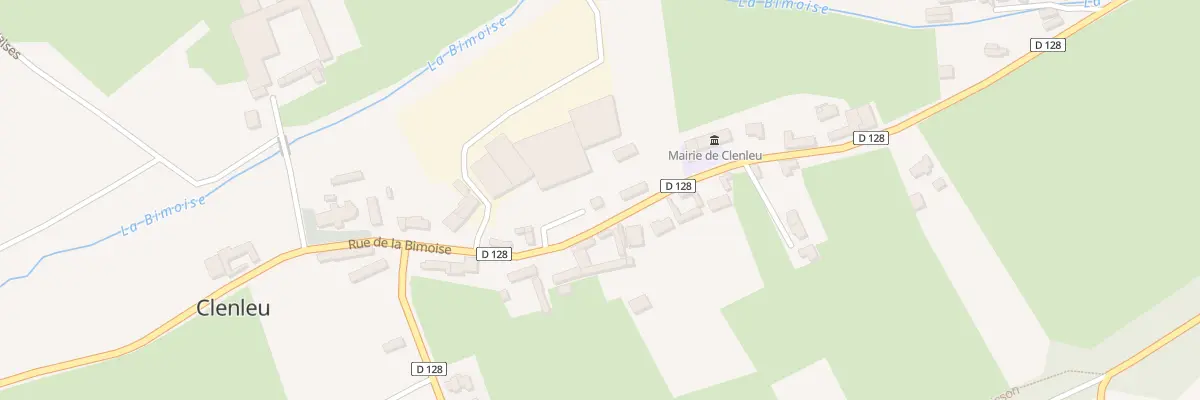 Plan du 39 Rue de la Bimoise à Clenleu