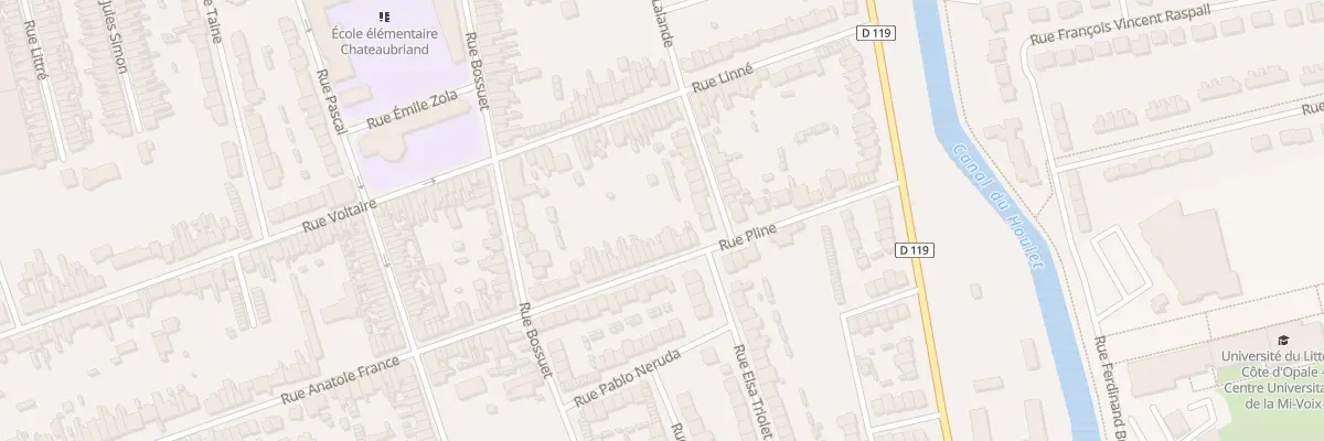 Plan du 31 Rue Pline à Calais