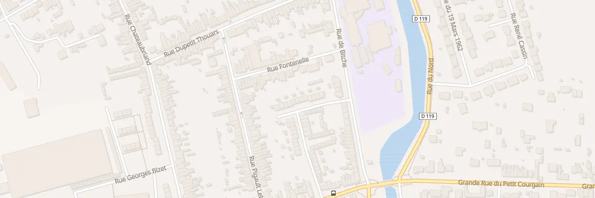 Plan du 14 Rue du Lt Eugene Dutarte à Calais