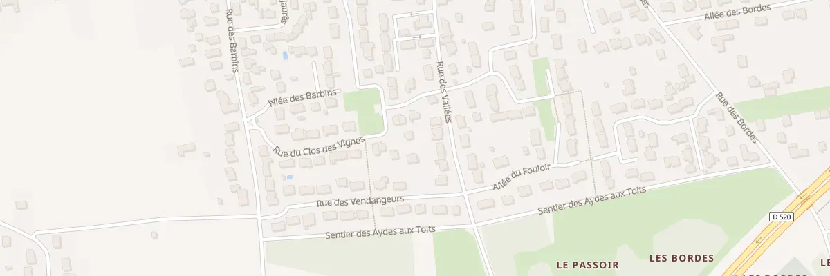 Plan du 180 Rue du Clos des Vignes à Saran