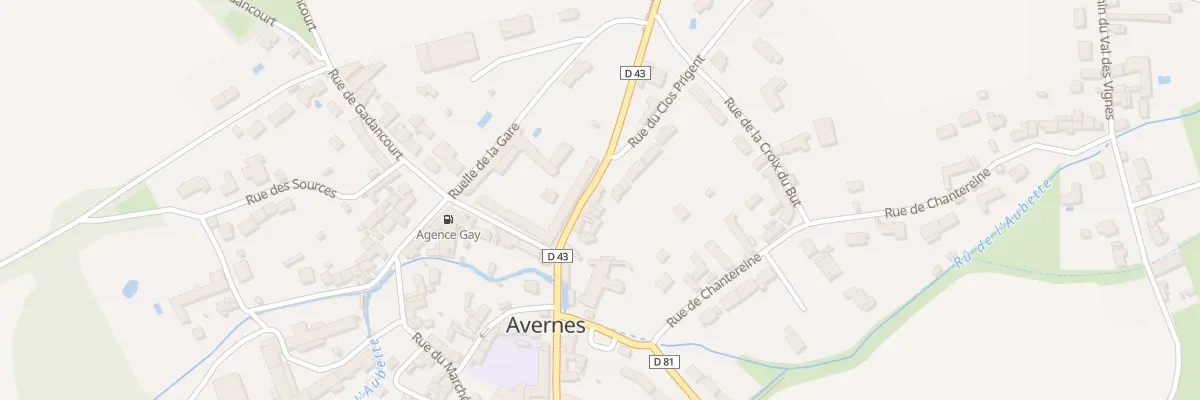 Plan du 66 Gr Grande Rue à Avernes