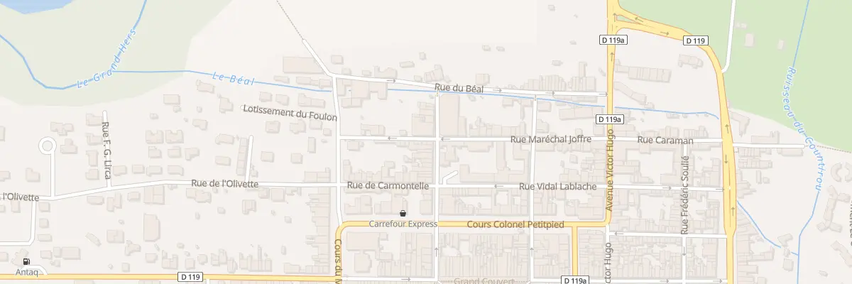 Plan du 15 Rue Maréchal Joffre à Mirepoix
