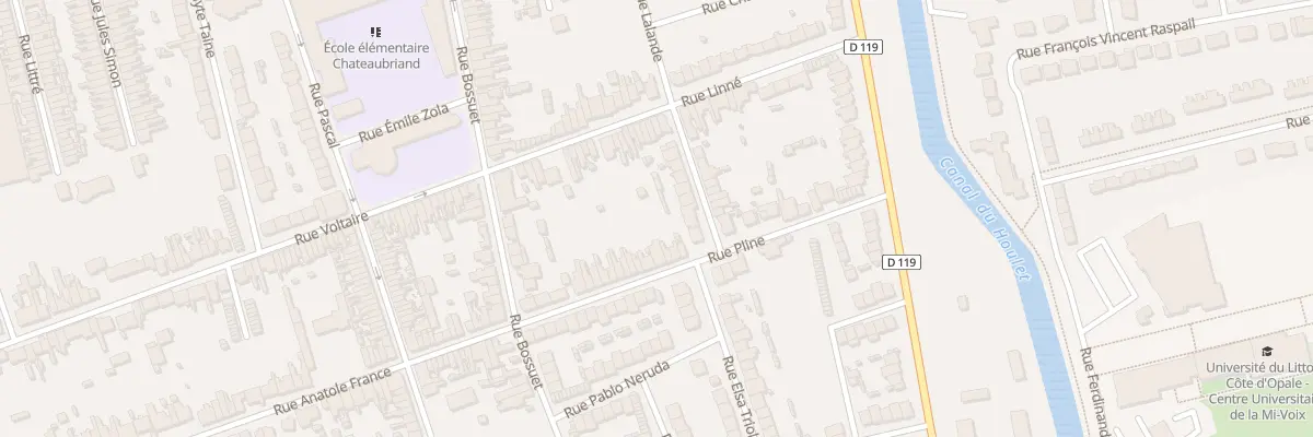 Plan du 37 Rue Pline à Calais