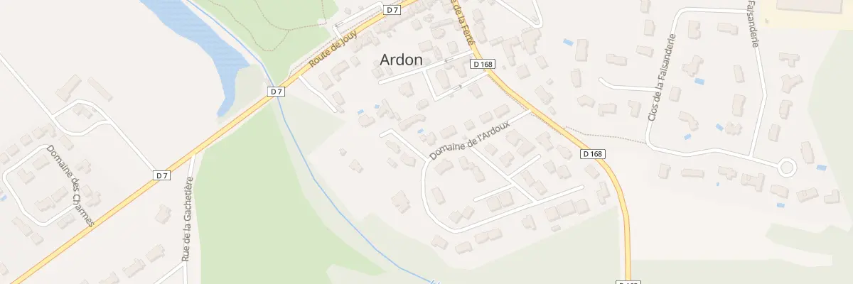 Plan du 9 Dom de l’Ardoux à Ardon